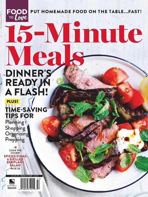 Cover image for 15-Minute Meals: 15-Minute Meals